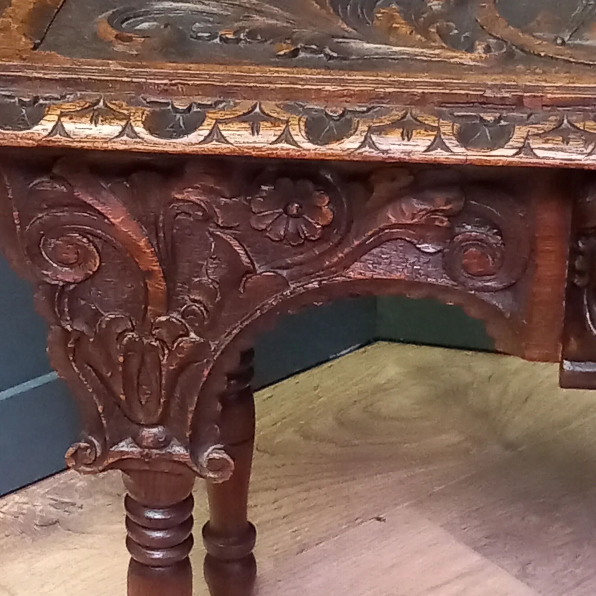 19th century box bench or table
