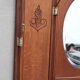 Wardrobe cabinet oak mantel in early XX °