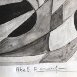 Abel pierre renault 1903-1991. composition, around 1930. pencil.