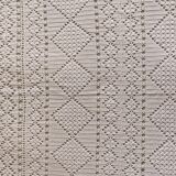 White cotton bedspread, crochet bedspread