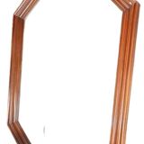 Set of 11 vintage wooden mirrors >60cm