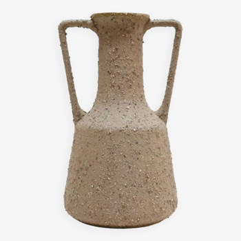 Vase vintage en céramique par la manufacture de Salins, France