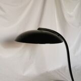 Mushroom lamp in black lacquered steel model Z290, Veneta Lumi, Italy, 1980