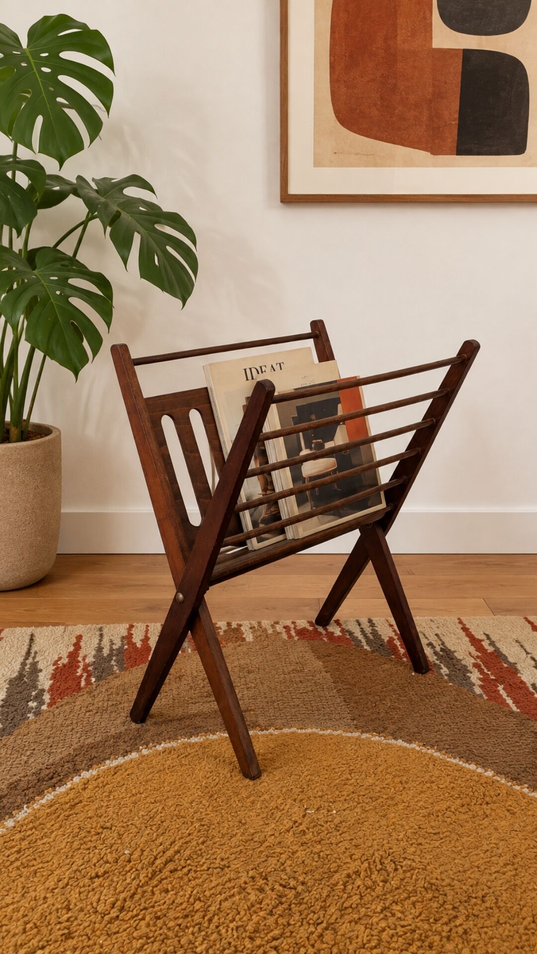Magazine rack cees braakman for pastoe vintage