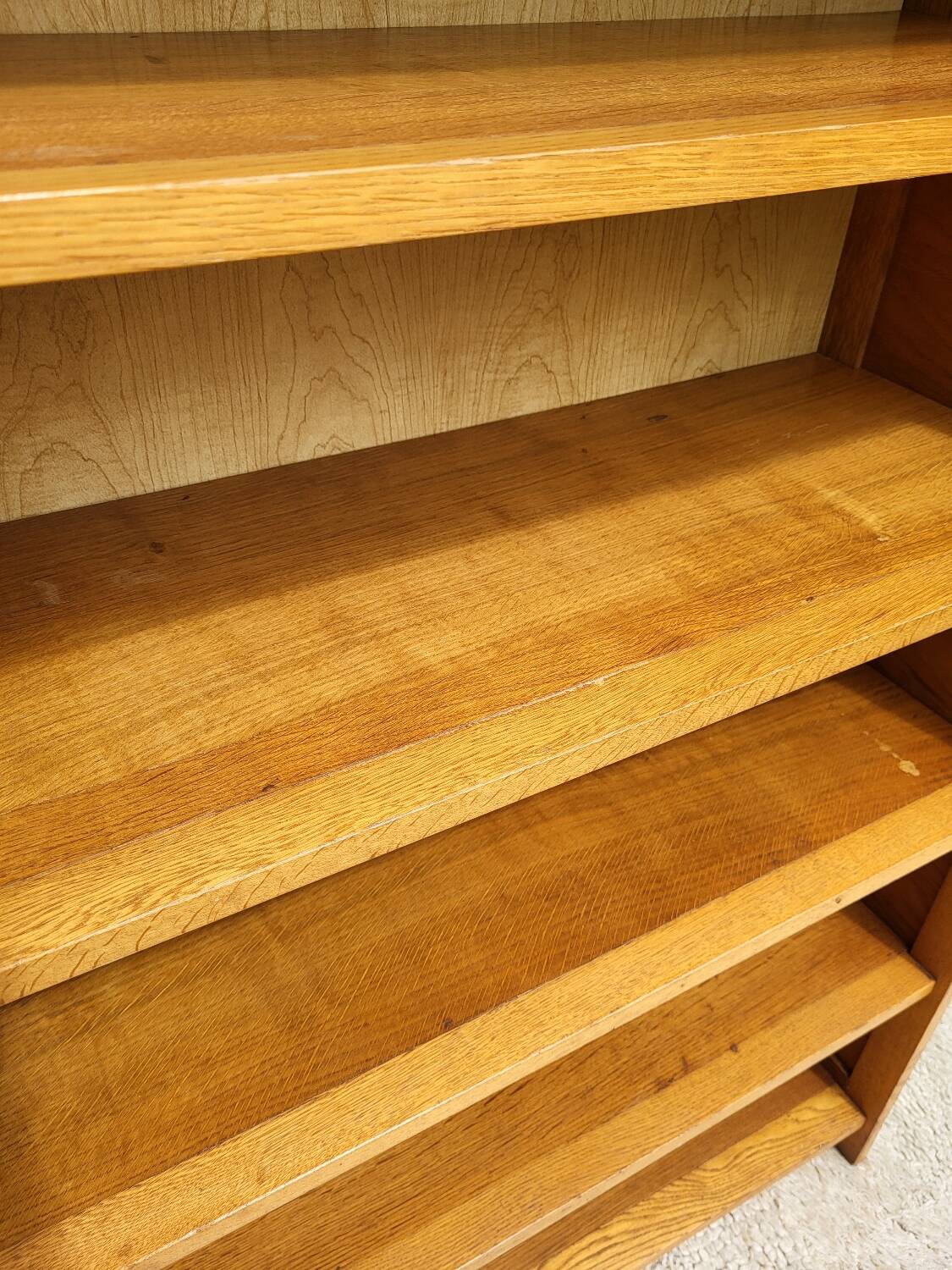 Vintage fixed bookcase 90x36