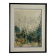Painting signed Michel COLIN (1934) – Watercolor – Vosges undergrowth