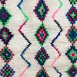 Berber carpet azilal 255x145 cm knoted hand in Morocco