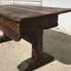 Solid oak desk, eighteenth century, France