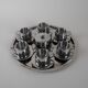Coffee set, Italian design, 1980s, manufactured in Italy