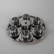 Coffee set, Italian design, 1980s, manufactured in Italy