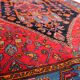 Tapis vintage du Moyen-Orient Hamadan fait main en laine – 133 x 196 cm