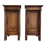 Paire de tables de chevets de style Empire