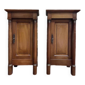 Paire de tables de chevets de style Empire