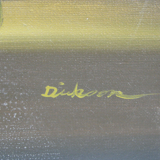 Oil on canvas Still life fruit cup - signature to identify