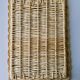 Rectangular rattan braided mirror, 29 by 41.5 cm
