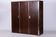 Bauhaus Wardrobe in Chrome, Steel, and Oak from Vichr a Spol, Czech, 1930s