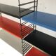 Vintage D. Dekker for Tomado Holland - Wall shelf with metal shelves