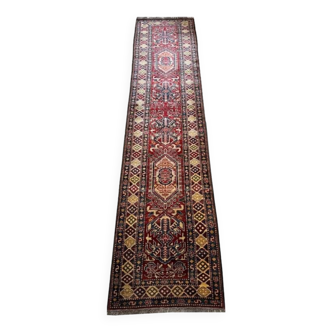 Tapis d'orient afghanistan ghazni 3.25 x 0.77 mètres - tapis de couloir