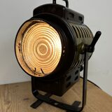 Vintage black theatre spotlight table lamp, 1960s