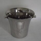 Silver stainless steel champagne bucket 18.10
