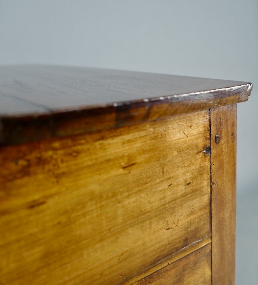 19th century natural wood sloping desk