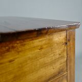 19th century natural wood sloping desk