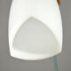 Vintage italian chandelier with 3 glass pendants, 1960s