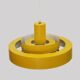 Midcentury modern hanging lamp from Jo Hammerborg - Fog & Morup - model Equ