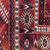 Vintage 126 X 194 CM hand made Persian Bukhara rug