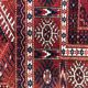 Vintage 126 X 194 CM hand made Persian Bukhara rug