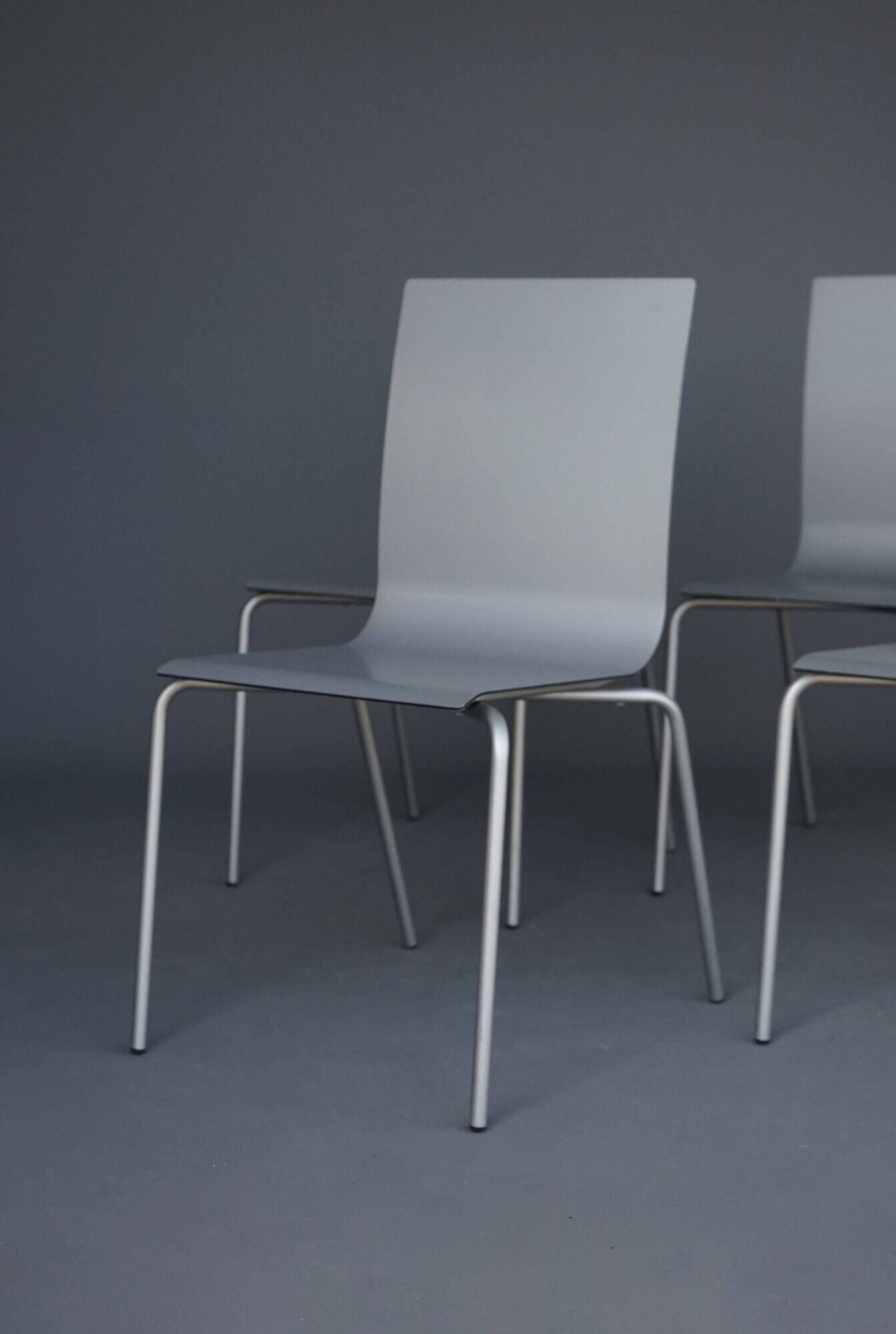 Chaises de salle à manger minimalistes Slim Shell par Arik Levy pour Ligne Roset, années 2000