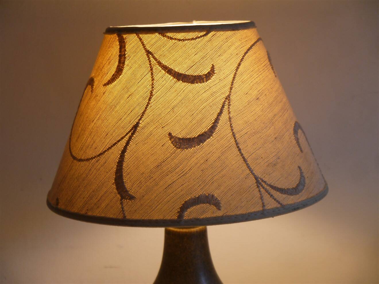 Danish ceramic lamp 1960