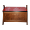 Teak and formica toy chest