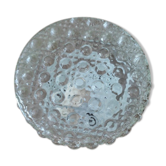 Plafonnier applique original globe en verre moulé