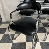 Série de 6 chaises design vintage