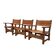 Ensemble de fauteuils brutalistes espagnols, années 1960.