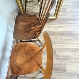Set of 4 mismatched chairs