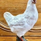 Terracotta hen Bavent XIX sulphide eyes