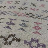 Berber carpet handmade in natural wool