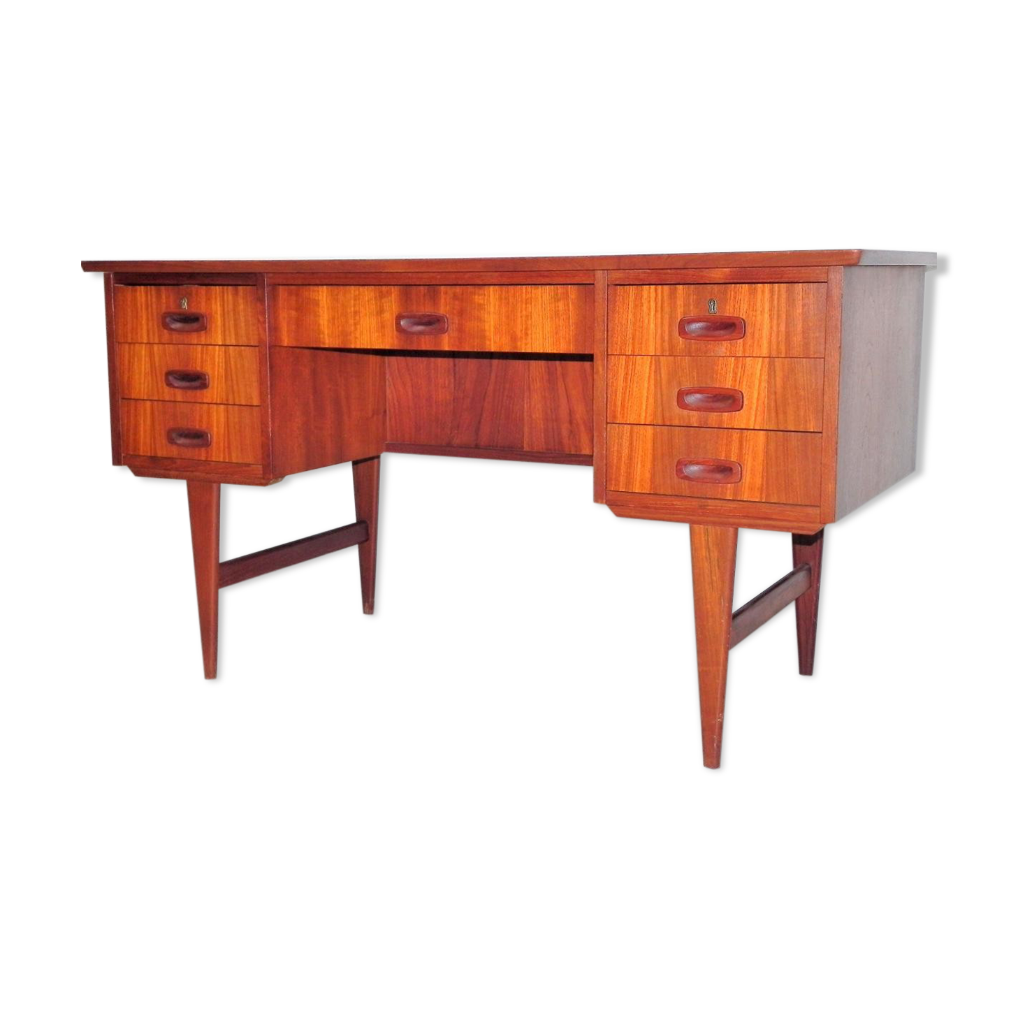 Vintage Scandinavian teak desk