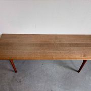 Table basse vintage Hans J Wegner en chêne