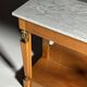 Empire style trumeau with marble top