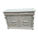 Old hunting buffet with original beige patina / hunting furniture
