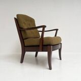 Re-upholstered Swedish arm chair bij Engens Mobelfabrik, 1970s