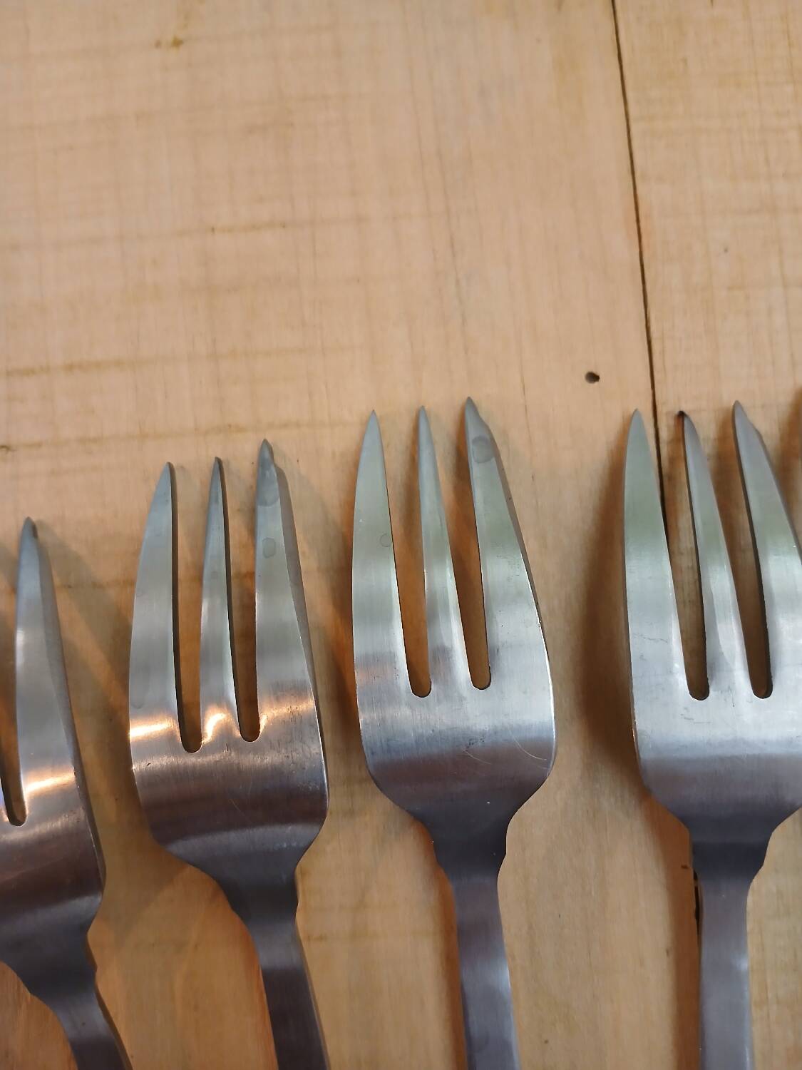 12 antique cake forks