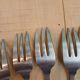 12 antique cake forks