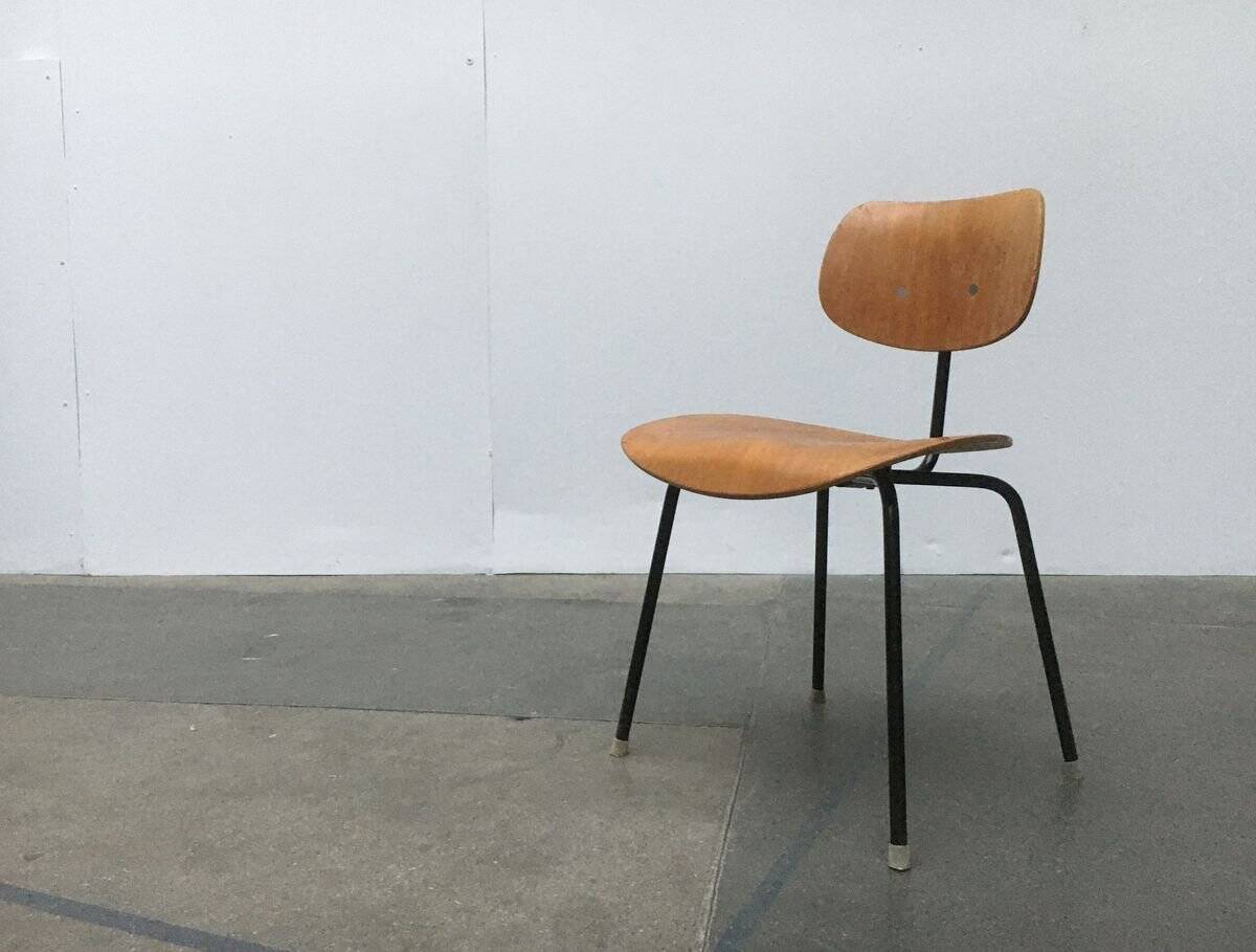 German SE 68 chair from the early Mid-Century by Egon Eiermann for Wilde+Spieth.