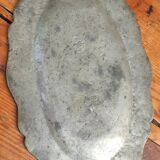 Old pewter dish