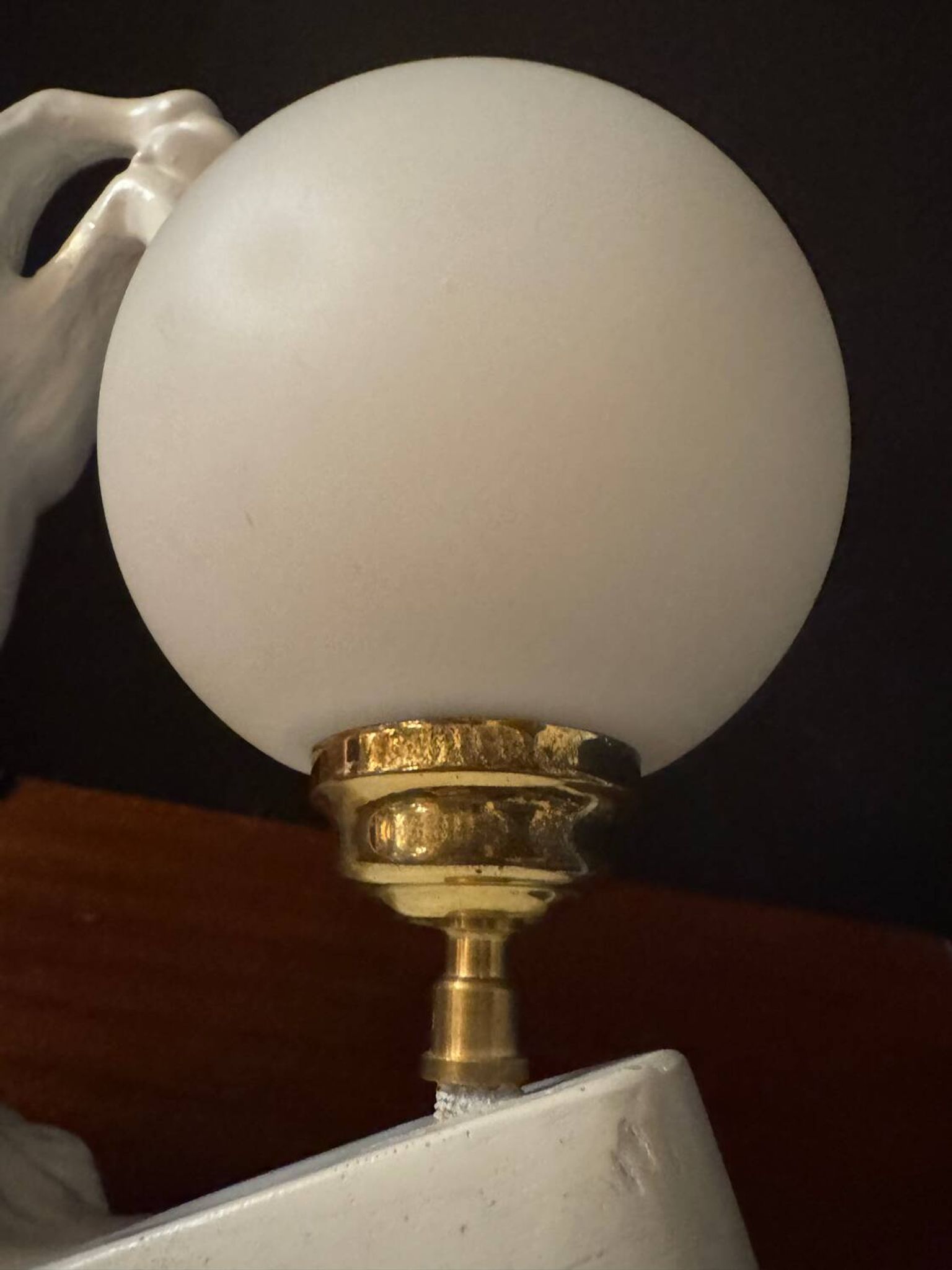 White horse lamp from the 1970s.