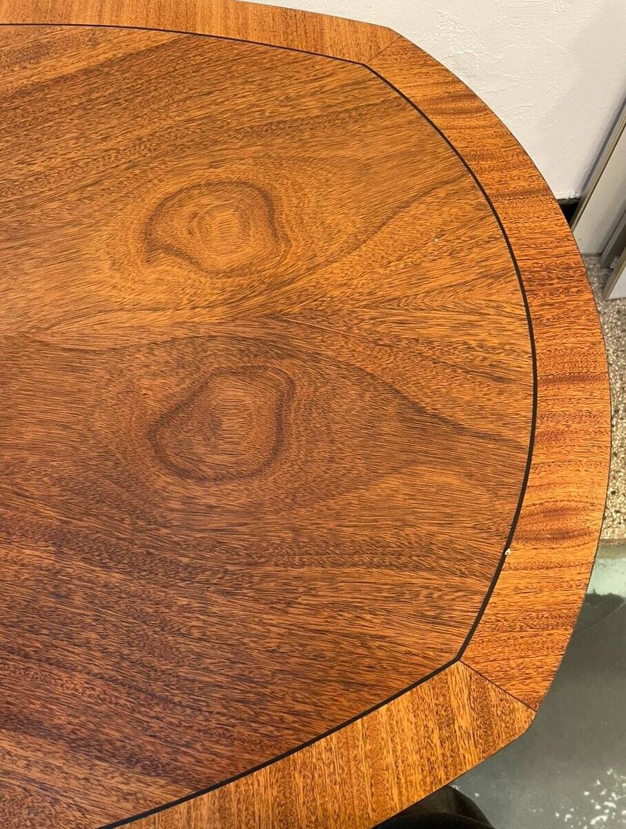 Mid-century dining table with chrome frame by Odenwald, 1960s